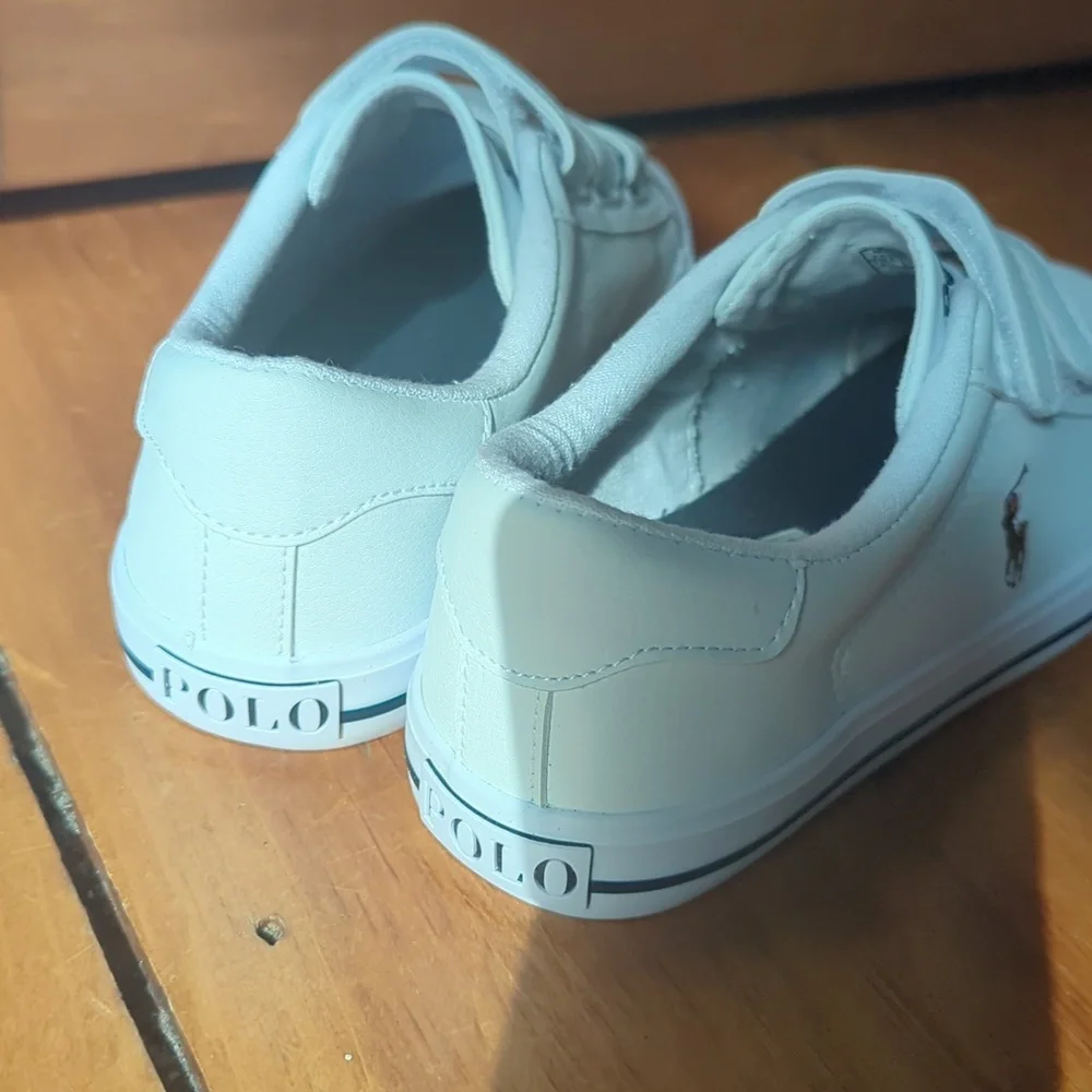 LIKE NEW Polo Leather Velcro Shoes - Picture 3 of 12